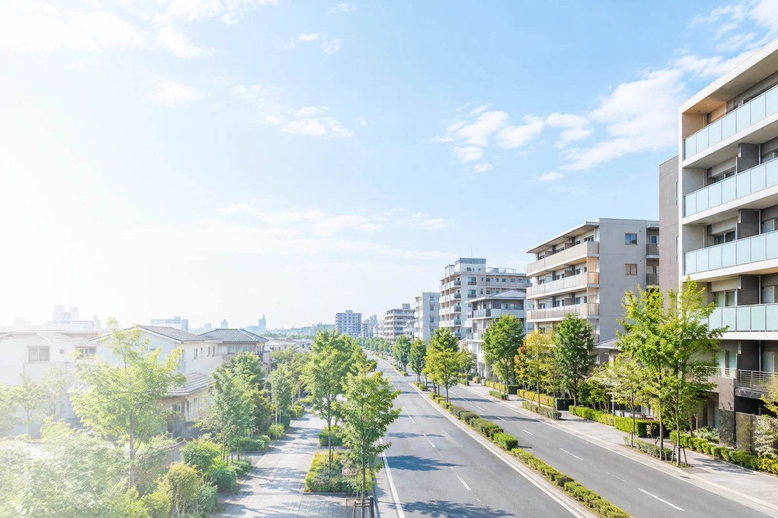 千葉市を中心とした千葉県の都市と住宅街