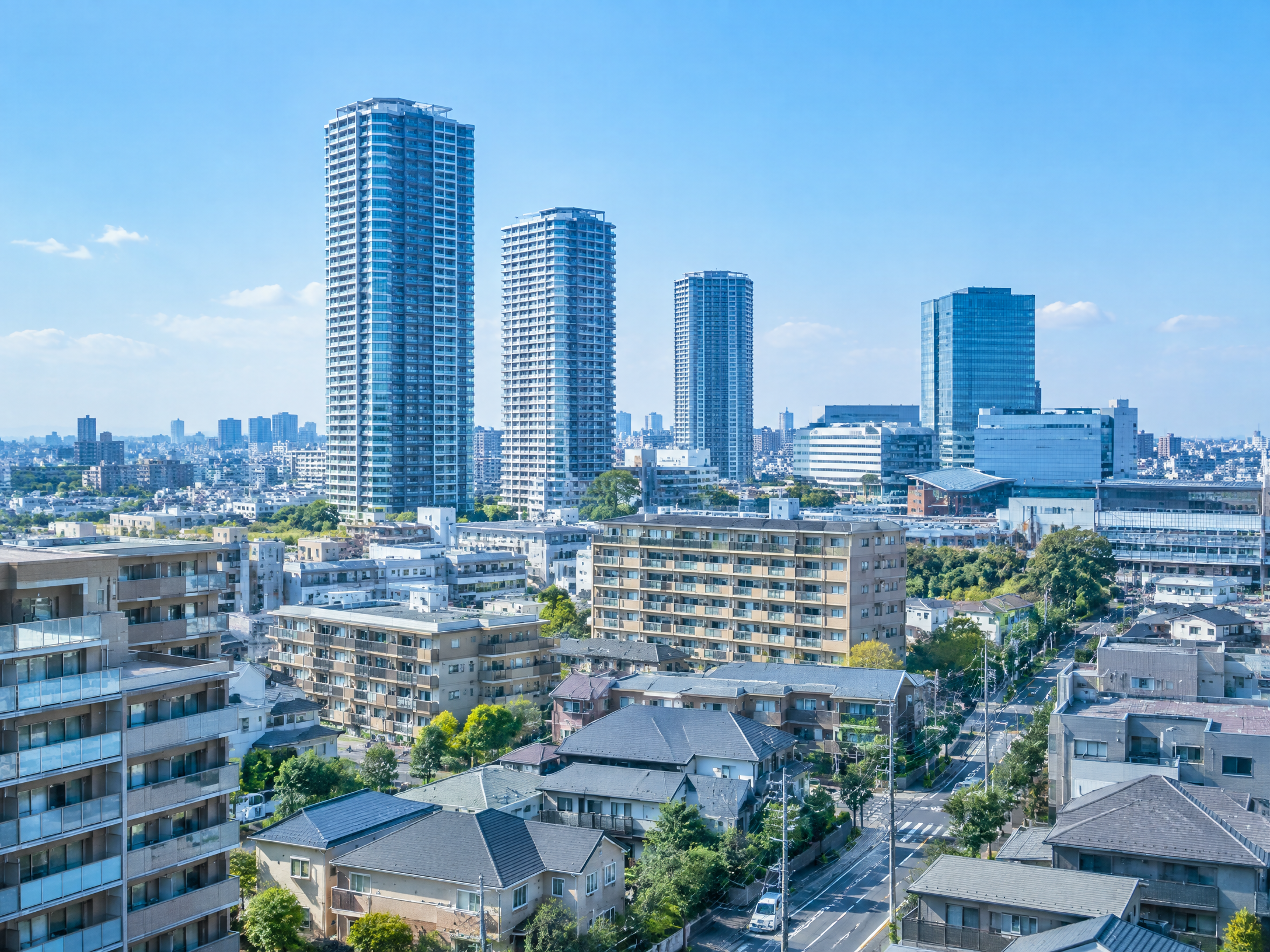 さいたま市エリアの街並み