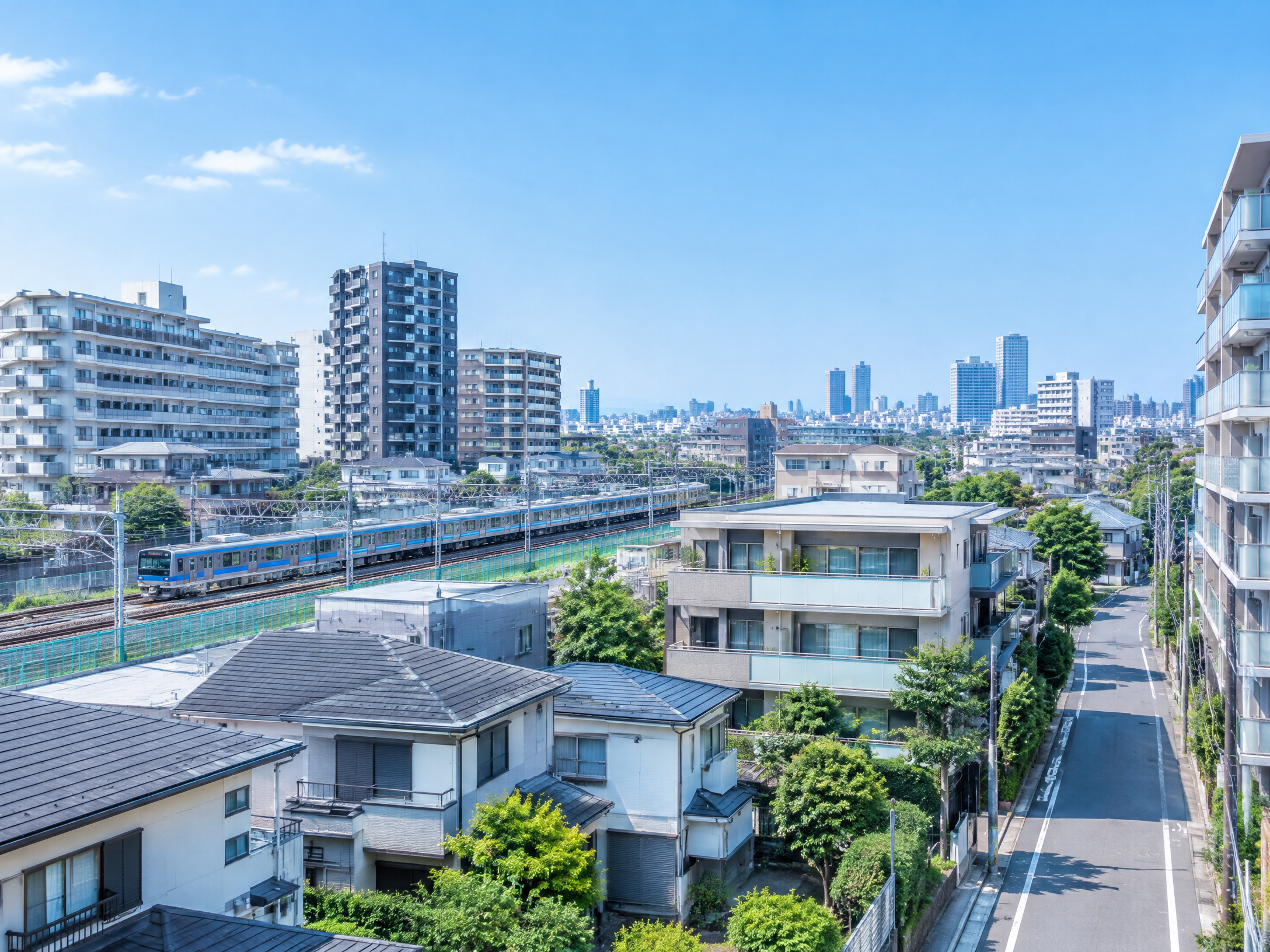 県南エリアの街並み